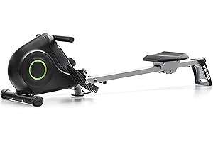 ZIPRO Rameur Pliable NIX, Système de freinage magnétique, Niveaux de résistance, Silencieux, Siège avec roulement à Billes, Ordinateur d'entraînement, Application iConsole + Kinomap, Bluetooth, 100kg