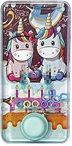 Bluebell Water Game Beauty Unicorn and Super Heroes Ring Toss for Kids Toy Water Console Handheld Video Game Toy for Kids Boys, Children - Random Designs (Pack of 2)