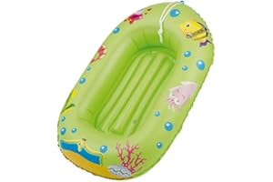 GOMAZING Wehncke - aufblasbares Kinderboot (grün, 95x55cm) Boot Kinder Schlauchboot