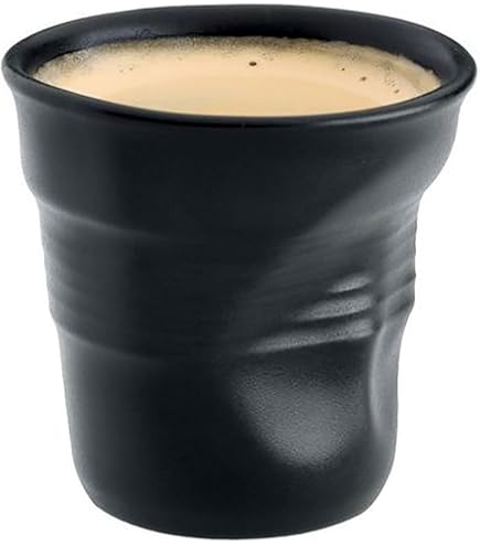 Lot De 6 Tasses Goblet Revol Froissés Cappuccino 18cl - Neuf