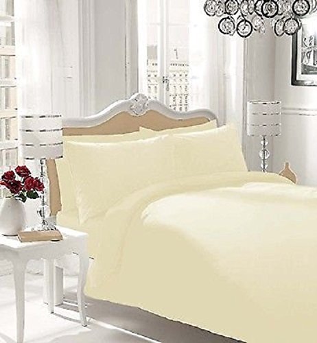 Kangroos.red Duvet Quilt Cover Case Single Double King Sizes Premium Quality Exceptionally Durable Duvet Set Hgih Thread Count Bedding sheet Bedding Duvet Set Pure Egyption Cotton Free Pillow Covers Cream Double