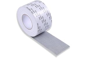 ABAUOAT 5 cm x 5 m naprawa moskitiery okien i moskitiery taśma naprawcza do okien samoprzylepna taśma samoprzylepna z mocnym włóknem szklanym do okien owadów