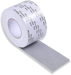 Nastro Ripara Zanzariere Grigio - Rotolo 5m X 5cm, Kit Riparazione Fori Reti Finestre E Porte - Foto 5