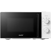 COMFEE ' Microwave 20L 700W with 5 adjustable levels | CMO-MM20L2NFPE(WH) Turntable, Compact Design, Even Cooking, Ideal for