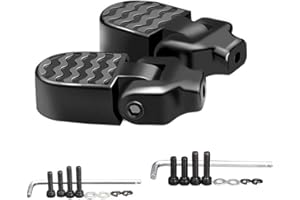 CLISPEED 1 Paire de Pédales Arrière de Vélo VTT Repose-Pieds Pliants Repose-Pieds de Vélo Accessoires de Vélo