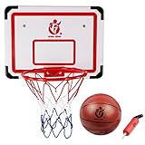 Basketballkorb Kinder, Vicoki 50CM Wandmontage Boards Backboard + Korb Kinder Jugendliche Standard Basketball Schießen Hoop
