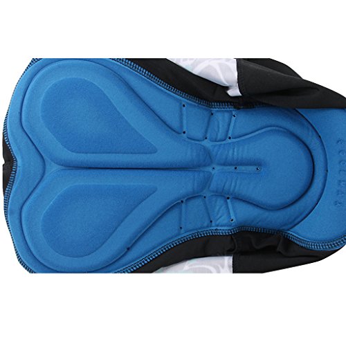 GWELL Herren Radtrikot Set Fahrrad Trikot Kurzarm + Radhose mit Sitzpolster - 6