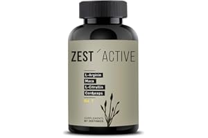 ‎ZESTONICS ZEST'ACTIVE L-Arginin Base, L-Citrullin, Maca, Cordyceps - 120 Kapseln