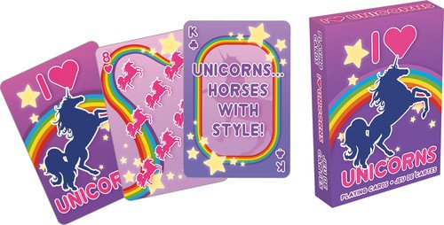 Preisvergleich Produktbild Aquarius I Heart Einhörner Spielkarten