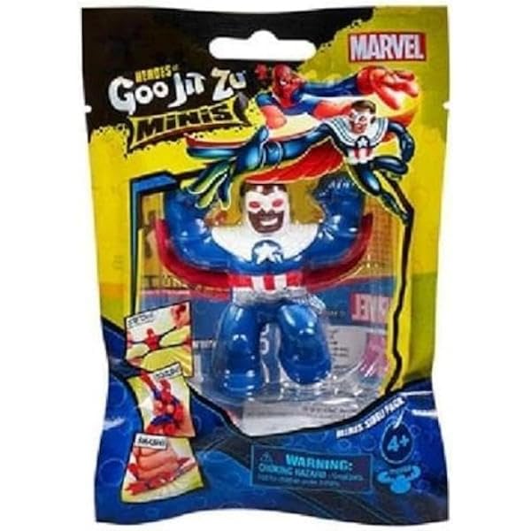 Heroes Of Goo Jit Zu Marvel – Figura Superelastica Groot, Morbida E Appiccicosa, Giocattolo Da Collezione Per Bambini
