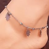 Horaire Fußkettchen Mode Palmenform Anhänger FußSchmuck Strand Schildkröte Fußkette Ketten für Freunde,Liebhaber Geburtstag Geschenk - 6