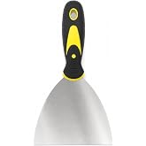 Orret Home Paslanmaz &Ccedil;elik İnşaat Spatulası Plastik Saplı Macun Spatulası Al&ccedil;ı Boya Kazıma Duvar Tamir Spatulası 125 mm