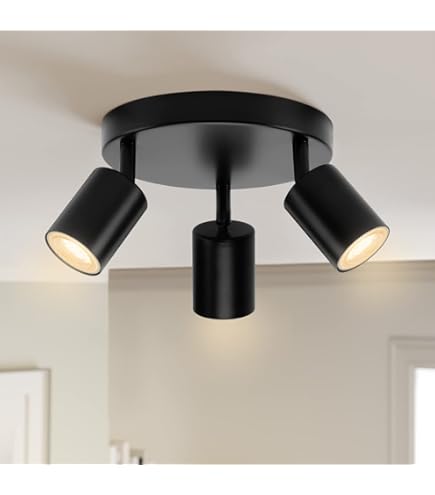 TRIO Leuchten Spotbalken Sharp 2-flammig - Metall Weiß Mit Goldfarbigen/weißen Covers