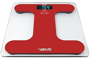 Bilancia Pesapersone Parlante VIBAS iVoice Body, per Non Vedenti o Anziani, Parla 5 Lingue, Voce Chiara, con Ausili Sonori per orientarsi, Ripetizione del Peso, Volume regolabile, Batterie Incluse