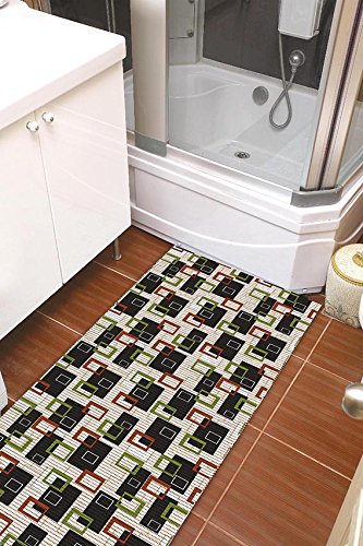 (7,99€/m) Weichschaummatte Antirutschmatte Badezimmermatte Sicherheit Badvorleger WC – Küche | Farbe : blau – 886-1 - 3