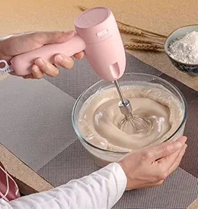 Glaceon Food Chopper Hand Mixer Food Chopper Cordless 3 in 1 Electric Hand Mixer,5 Operation Speeds Food Processor,Egg Beater,Meat Garlic jam Puree Food Supplement Machine || Multi ||