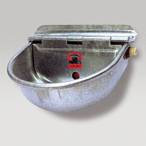Automatic Waterer, Galvanized Metal 10"Lx11"Wx5 1/2"H.