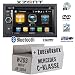 Produktbild Mercedes C-Klasse W203 MoPf - Autoradio Radio Xzent X-202BT MKII | 2-Din Bluetooth DVD CD USB HDMI Touch Bildschirm PKW - Einbauzubehör - Einbauset