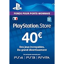 Carte Playstation Network 40 EUR [Code Jeu PSN PS4, PS3, PS Vita - Compte français]