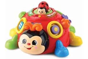 Vtech Baby Fröhlicher Lernkäfer – Interaktives Sortierspielzeug zum Lernen von Formen, Farben und Zahlen – Für Kinder von 12-36 Monaten