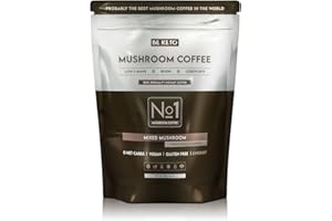 BE KETO Kawa Rozpuszczalna - Mushroom (Lion's Mane & Cordyceps & Reishi) - Francuska Wanilia 250g