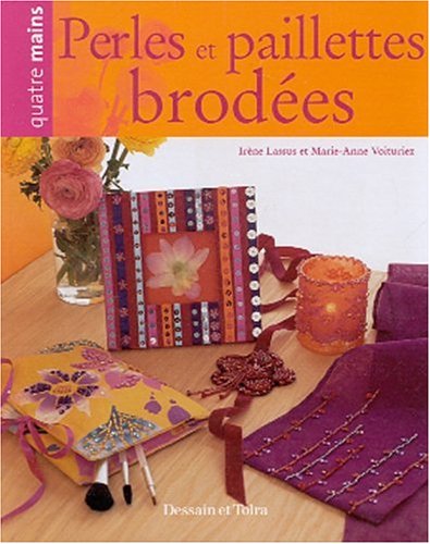 couverture de : Perles et paillettes brod&eacute;es