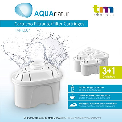 Pack de 4 a 8 meses de filtros de agua compatibles con las jarras brita maxtra