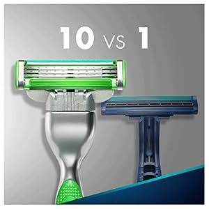 Gillette Mach3 Men's Razor Blades, Pack of 5 Mach 3 Sensitive - Image 4