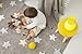 Lorena Canals Tricolour Stars Washable Rug (Grey/Blue)