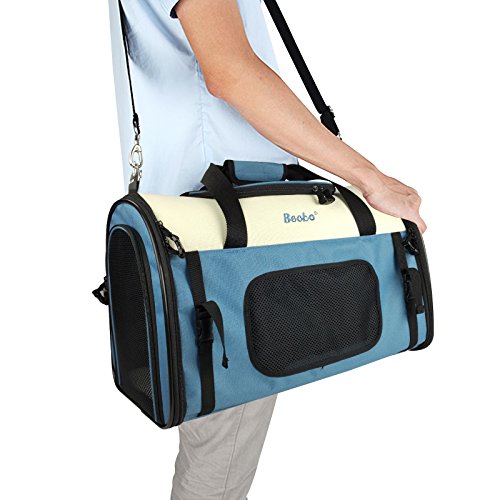 Becko-Expandable-Foldable-Pet-Carrier-Travel-Handbag-with-Padding-and-Extension