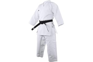 Adidas WKF Club Karate Gi for Men, Women & Kids Perfect for Training and Sparring Durable Polycotton Martial Arts Uniform with Elasticated Waistband and Breathable Mesh Feature
