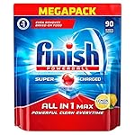Finish All-in-1 Max Lemon Dishwasher Tablets (Pack of 90)