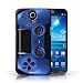 Produktbild Stuff4 Hülle / Case für Samsung Galaxy Mega 6.3 / Blau Muster / Playstation PS4 Kollektion