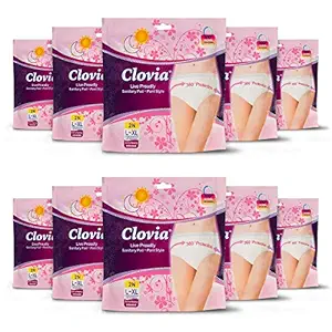 Clovia Heavy Flow Disposable Period Panties for Sanitary Protection (Pack of 10)