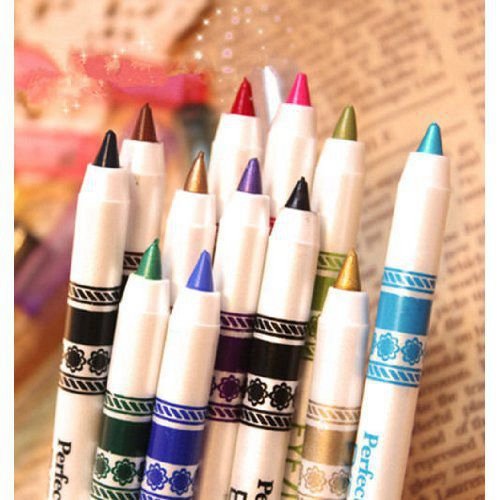 DAYAN 12 Farbe Glitter Eyeliner Pencil Lidstrich Augen Liner Eye Kosmetik Makeup Set - 3