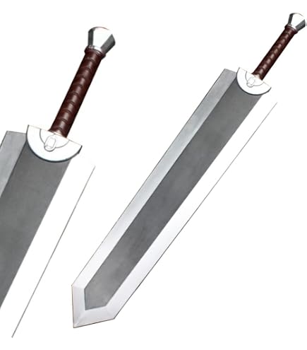 damdos Spada di Halloween da 101,6 cm per travestimenti cosplay con asta nera e quadrifoglio, spade da trifoglio nero, ideale come regalo di compleanno, Spada Aasta, 102 cm