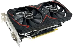 QTHREE Radeon RX 590 Scheda Video, 8G GDDR5 256-bit, HDMI, DVI, DisplayPort, DirectX 12, 6 PIN Additional Power Connector, PCI Express x16