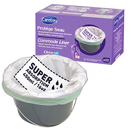 Care Bag Commode Liner Hygienebeutel für Toiletteneimer 7831738 - 2