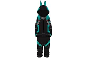 Zhongkaihua My Hero Academi Animal Onesies Pyjama Midoriya Izuku/Todoroki Shouto/Bakugś Katsuki Anime Cosplay Halloween Party Kostüm für MHA-Fans