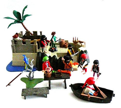 Preisvergleich Produktbild playmobil ® - Piraten - Insel Pirateninsel - Schatzinsel - Seeräuber - mit vielen Figuren und Zubehör