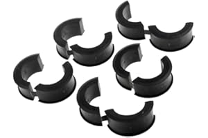 sharprepublic 10Pcs Bike Handlebar Clamp Shims Reducer Spacer Set 31.8mm to 25.4mm/22.2mm - 12x22.2mm
