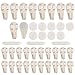 Produktbild 33 Stück Weiß Non Trace Hart Wandaufhänger Haken Bild Hanger Bilderhaken Set