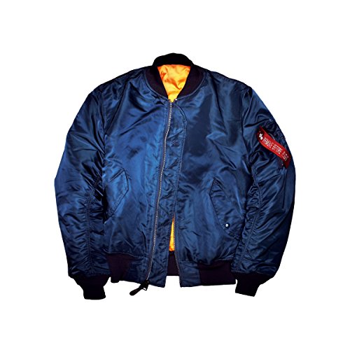 alpha industries MA-1 REGULAR AJUSTE - azul, XS
