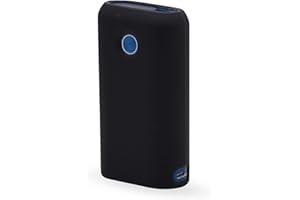 UPSHELL - Cover GLO HYPER PLUS/HYPER in Silicone -Custodia Porta Sigaretta Elettronica in Alta Qualità, Accessori Utili per Sigarette Elettroniche (Nero)