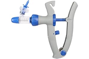 Oulensy 5ml Seringue Vétérinaire Continu Injector Volaille Injectable Vaccin Automatique Réglable pour Poulet Canard Cochon Vache Mouton