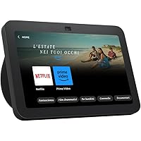 Echo Show 8 (3ª gen., modello 2023) | Schermo touch intelligente HD con audio spaziale, hub per Casa Intelligente e Alexa | A
