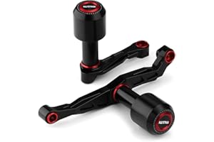 Modeer Pour D.ucati MULTISTRADA V4/V4S/V4S Sport 2021 - Multistrada V4 Rally/Pikes Peak 2022 - Cadre de moto anti-collision - Protection contre les chutes - Slider Crash Multistrada Accessoires (rouge