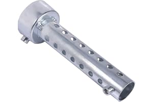 ‎ARAMOX Universeller Motorrad-Auspuff Kann DB Killer Schalldämpfer Schalldämpfer Schallwandeinsatz Silber von Aramox (45mm)