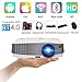 Price comparison product image 2018 New Upgraded Portable LCD WiFi Projector Bluetooth 2600 Lumen, Multimedia Wireless HDMI Home Cinema Projector with Speaker for DVD iPhone PC Xbox PS3 PS4 Basement Outdoor Movie Game Art Tracing