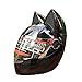 Produktbild Katze Ohrhelm Motorradhelm Männer Und Frauen Racing Safety Helm 5 Farben,Black,L